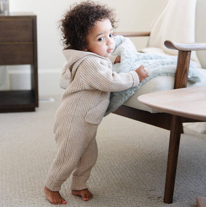 SARANONI Dream Mini Blanket • Heather Blue