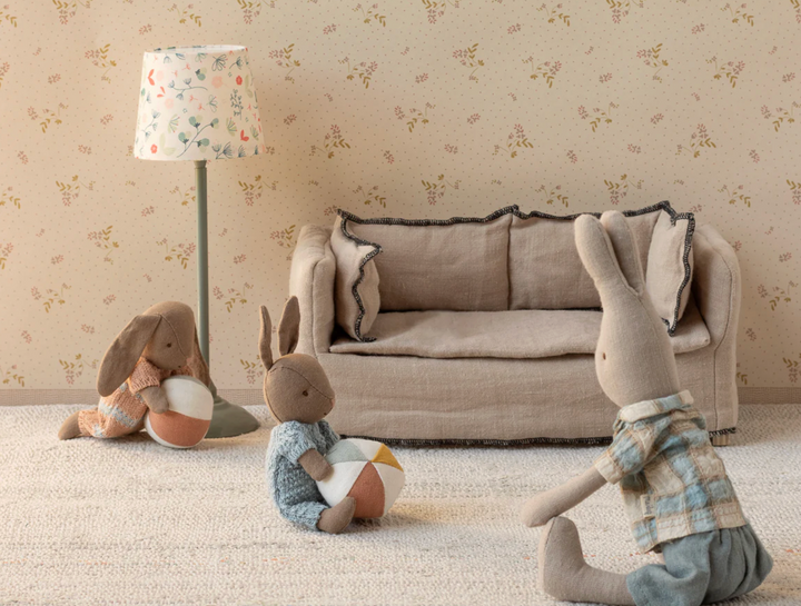 MAILEG Rabbit Set, Micro - Sand - Rose