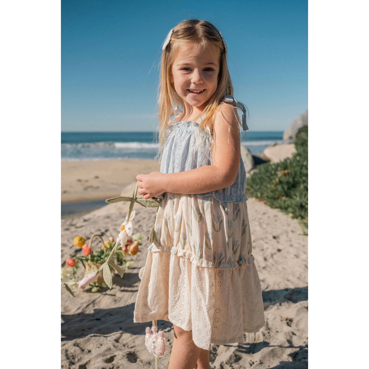 Amber Dress Blue Tulip