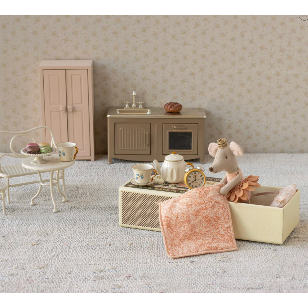 MAILEG Princess Mouse, Little Sister in Matchbox