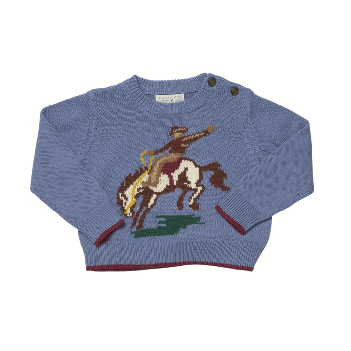 PINK CHICKEN Baby Oliver Bronco Sweater