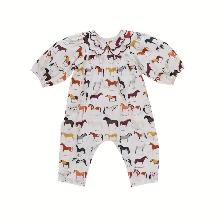 PINK CHICKEN Darcy Horse Breeds Jumpsuit