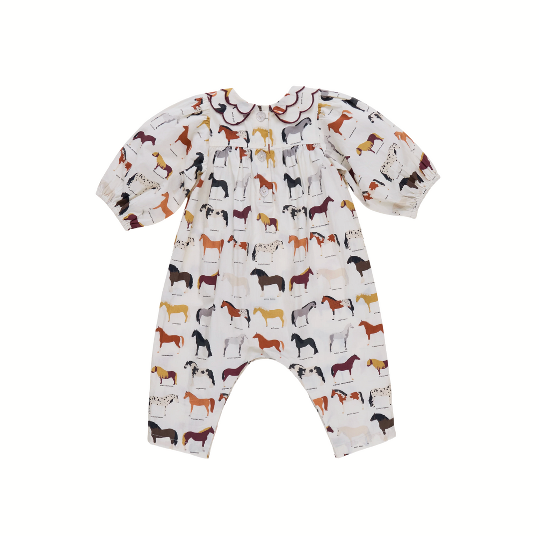 PINK CHICKEN Darcy Horse Breeds Jumpsuit