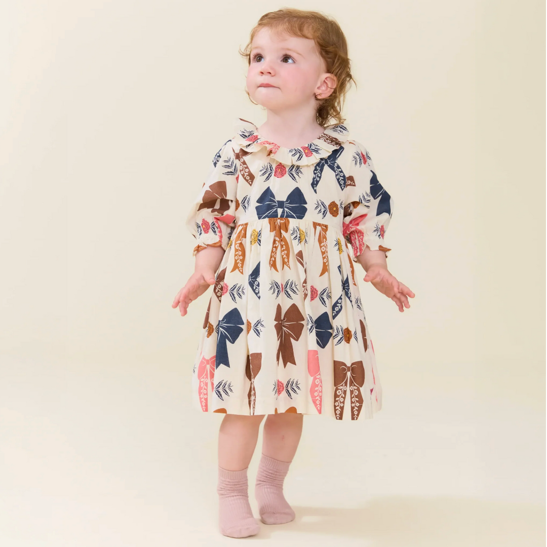 PINK CHICKEN Amara Harvest Bows Dress Set