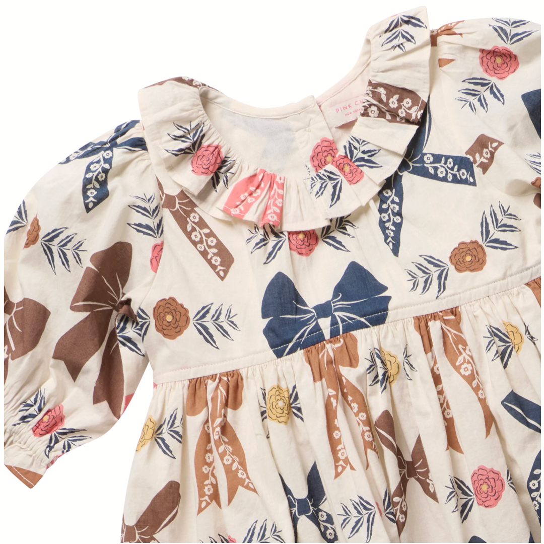 PINK CHICKEN Amara Harvest Bows Dress Set