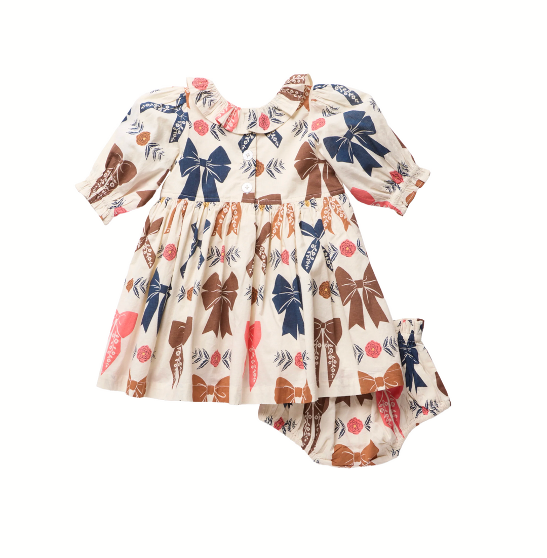 PINK CHICKEN Amara Harvest Bows Dress Set