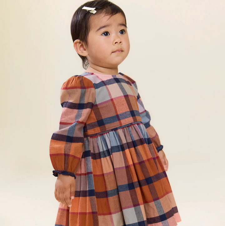 PINK CHICKEN Mae Hayride Plaid Dress Set