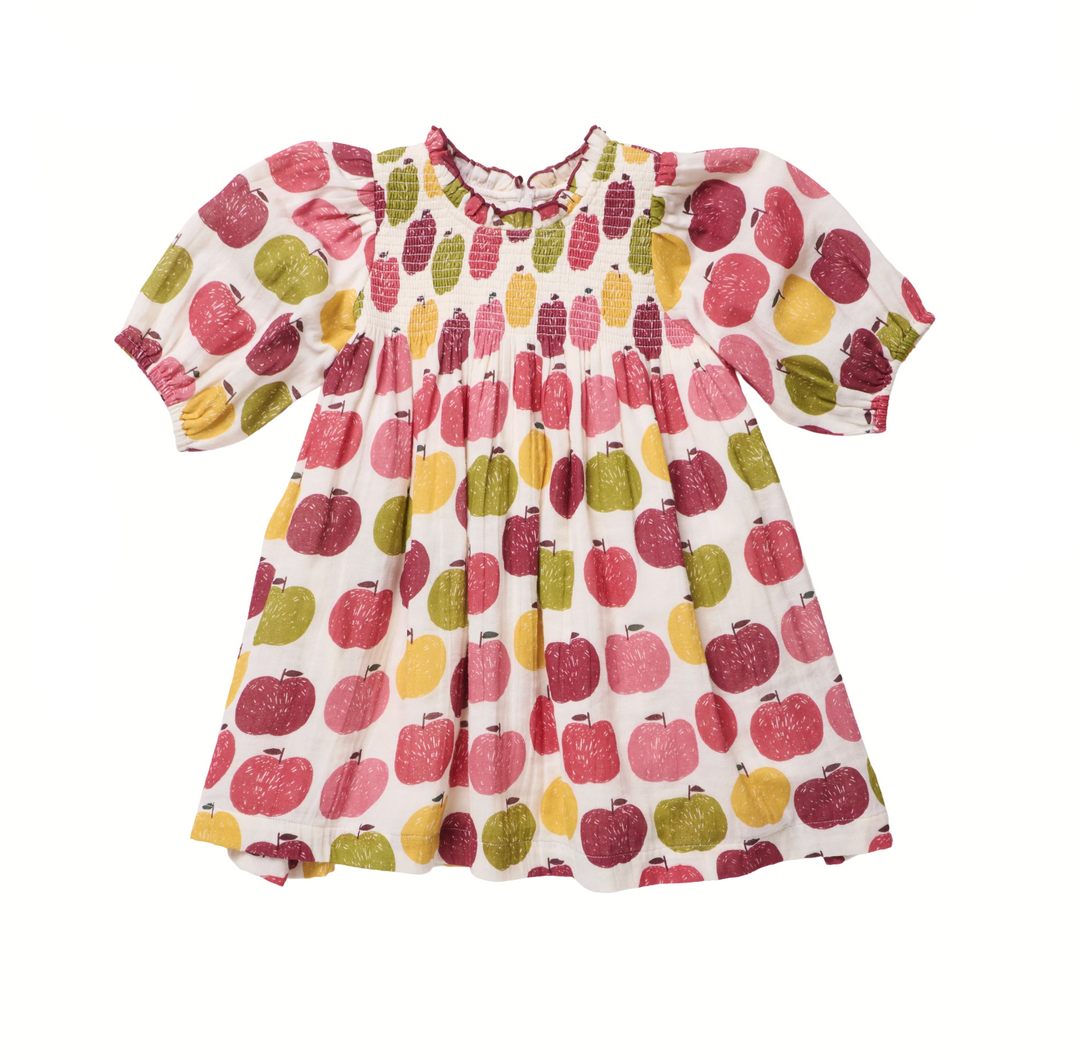 Stevie Dress Pink Delicious Apples