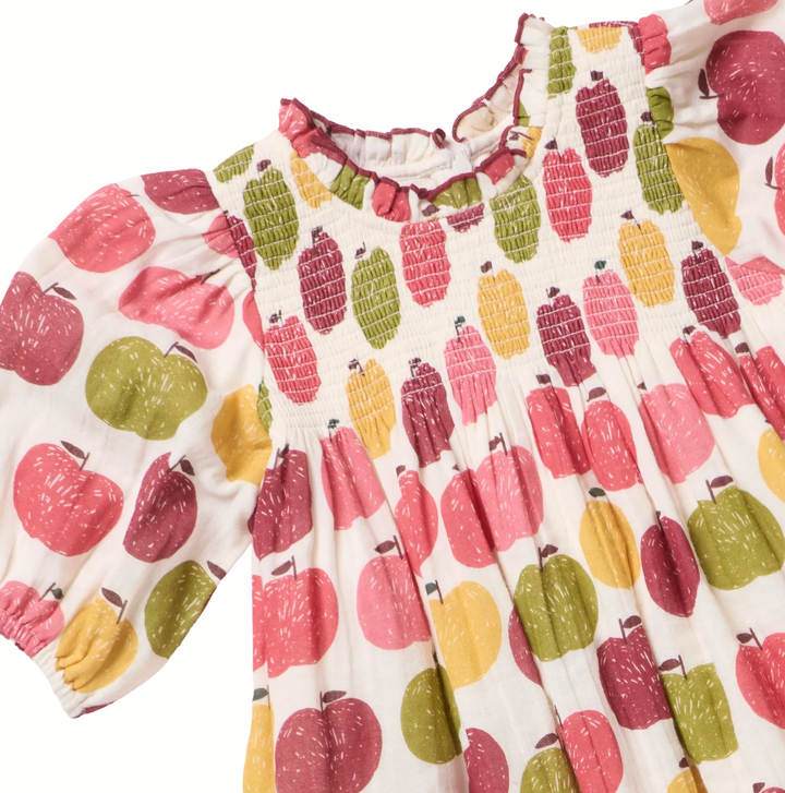 Stevie Dress Pink Delicious Apples