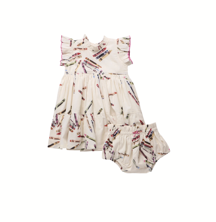 Jennifer Dress Set Tossed Crayons
