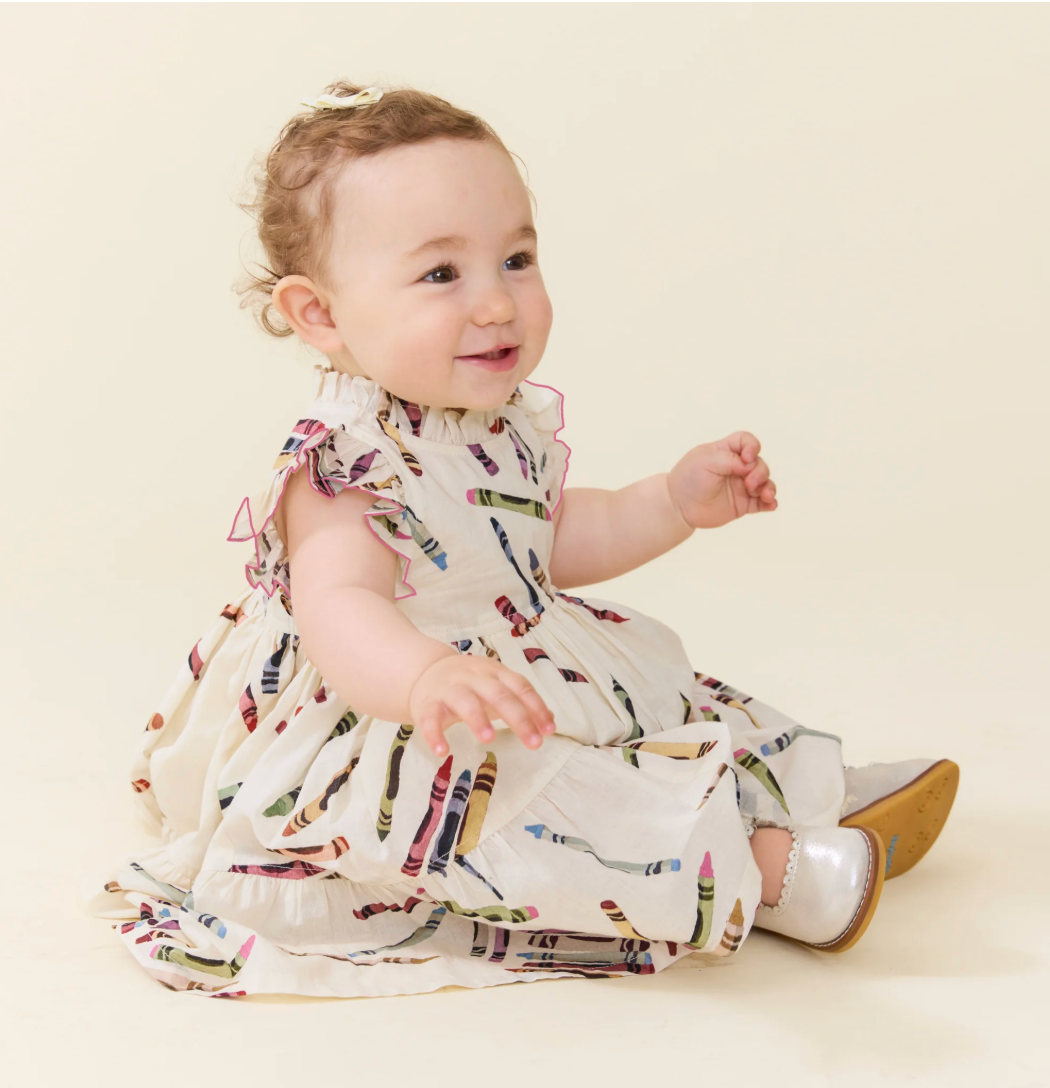 Jennifer Dress Set Tossed Crayons