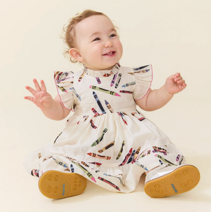 Jennifer Dress Set Tossed Crayons