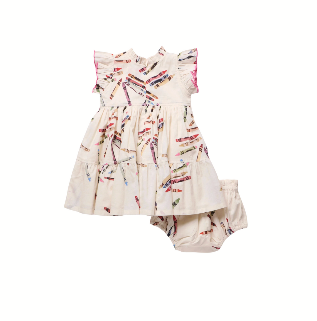 Jennifer Dress Set Tossed Crayons