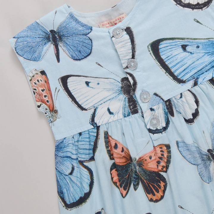 Alexandra Jumper Blue Vintage Butterflies
