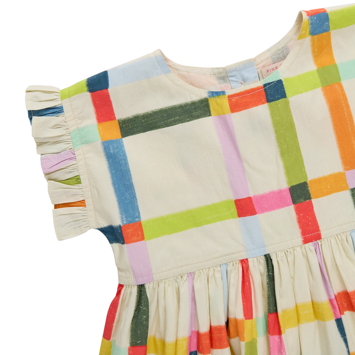 Adaline Dress Multi Tattersall