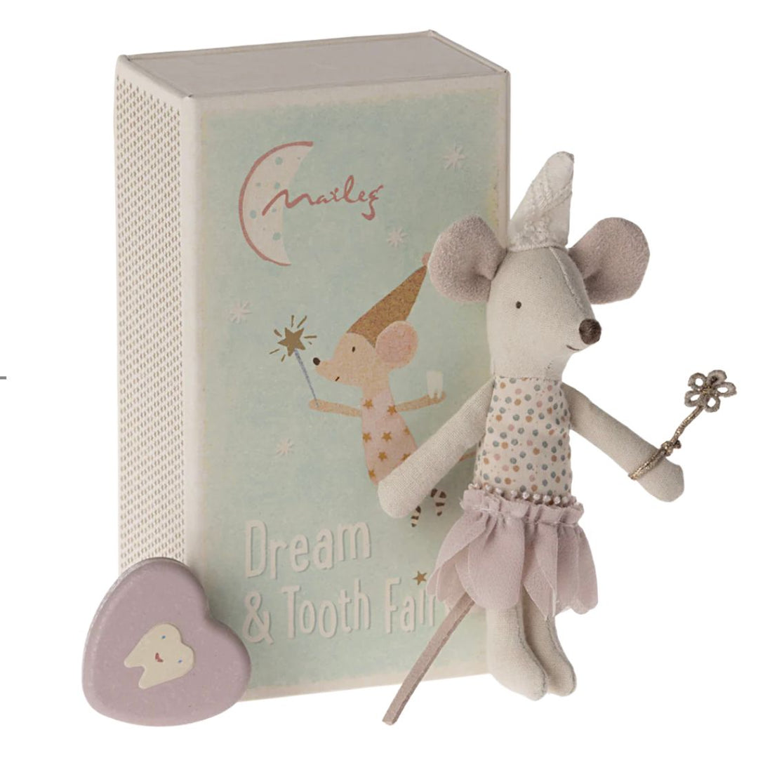 MAILEG Tooth Fairy Mouse | Little Sister in Matchbox
