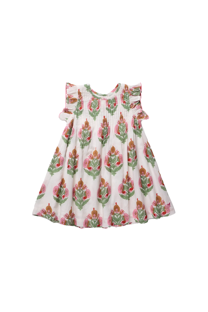 Jaipur Dress Pink Bellflower