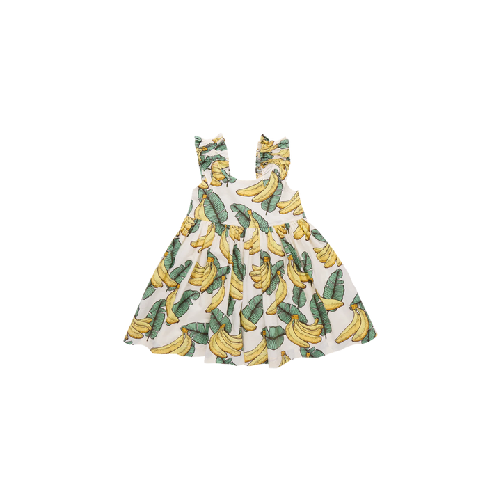 Via Dress Banana Leaves