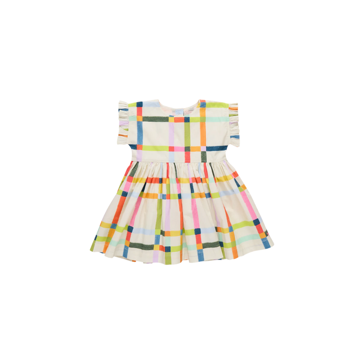 Adaline Dress Multi Tattersall