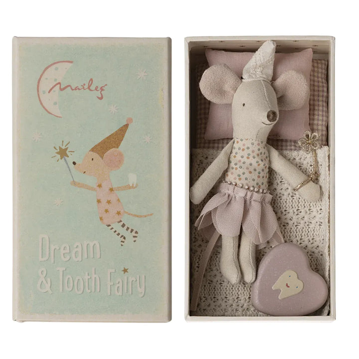 MAILEG Tooth Fairy Mouse | Little Sister in Matchbox