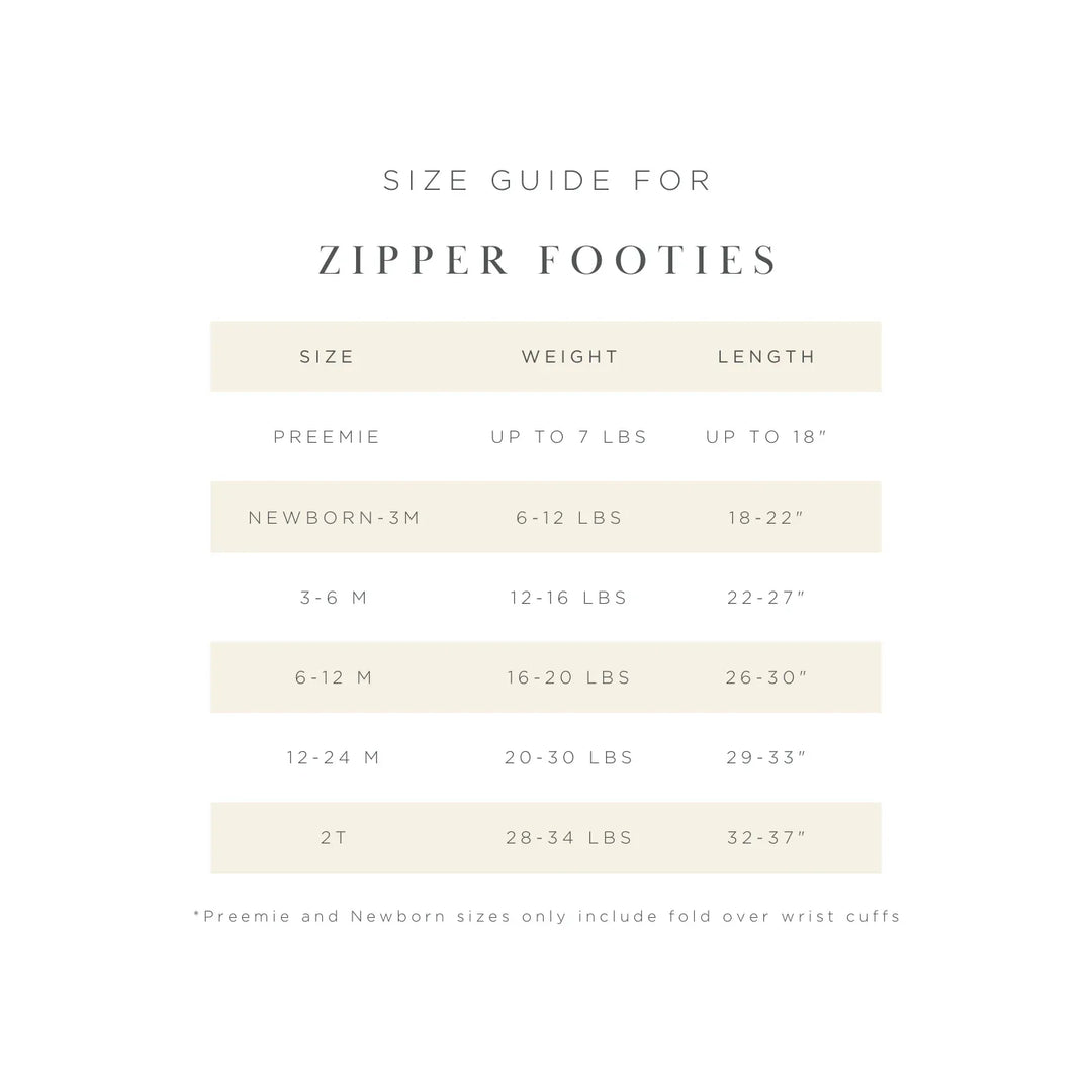 LOU LOU Zipper Footie • Jack