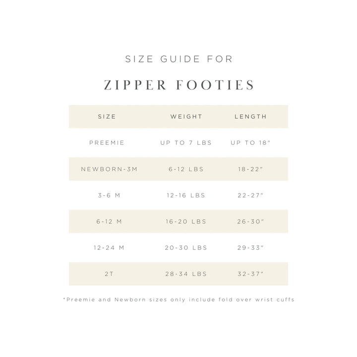 LOU LOU Zipper Footie • Jack