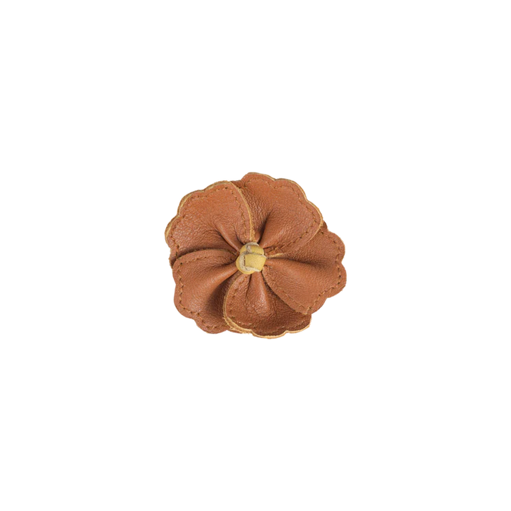 Donsje Zaza Fields Hibiscus Leather Clip • Maple
