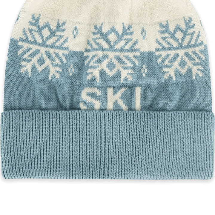 Ski Day Knit Baby Beanie Hat (Organic Cotton)