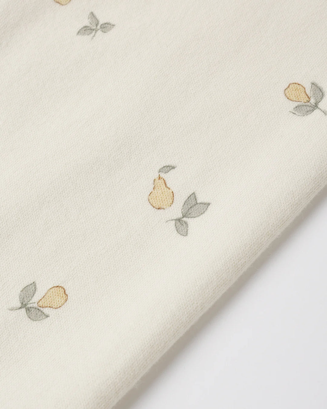 ORGANIC Zip Long Sleeve Sleeper Footie Pears