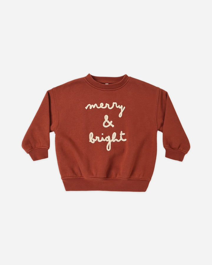 Relaxed Sweatshirt Merry &amp; Bright