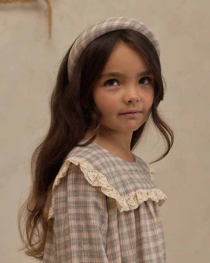 NORALEE Padded Headband Fall Plaid