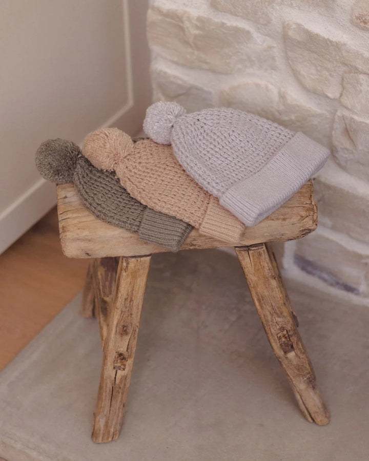 Beanie Heathered Latte