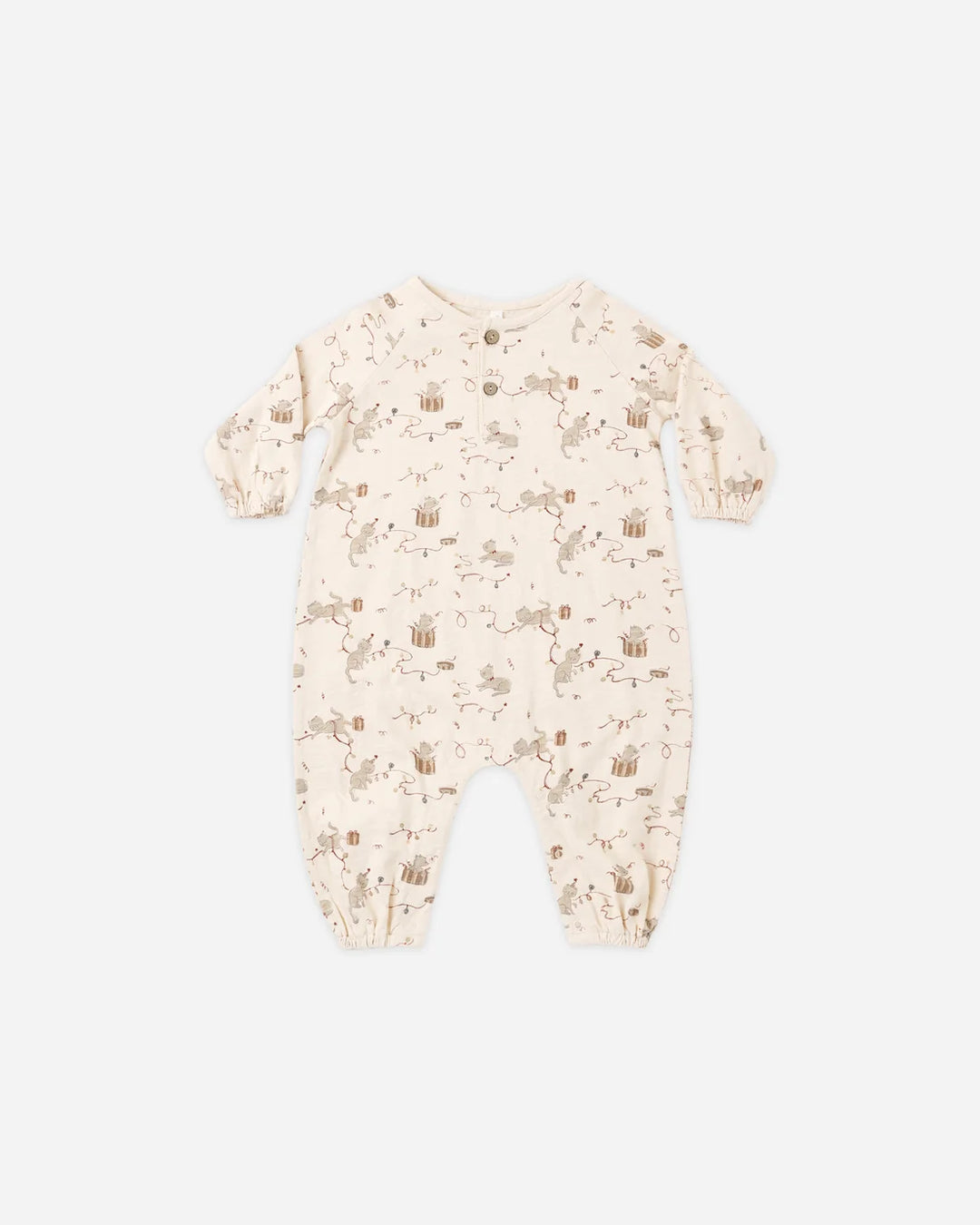 Henley Jumpsuit Kitties