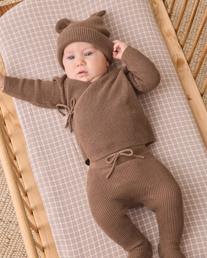 Knit Wrap Top Cocoa