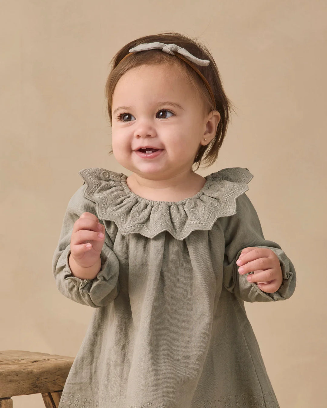 ORGANIC Long Sleeve Isla Dress Laurel