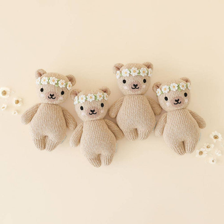 CUDDLE + KIND Baby Honey Bear - Ivory Floral