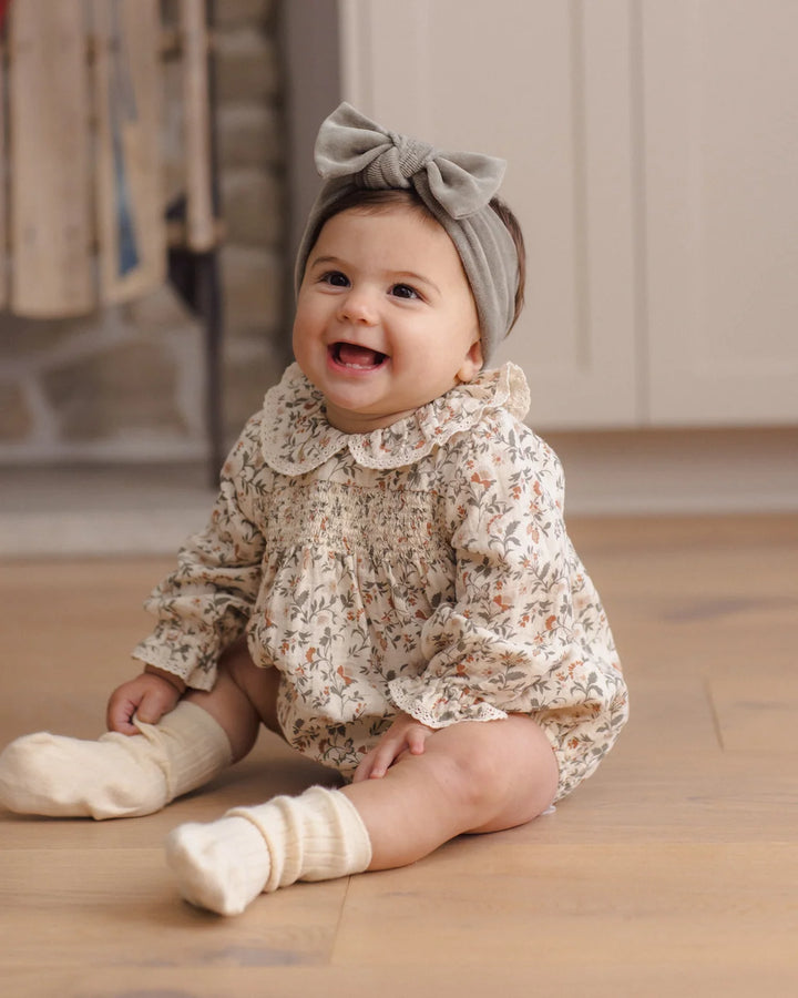 Callie Romper Holiday Floral