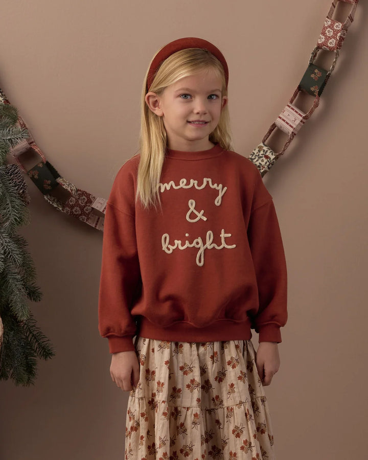 Relaxed Sweatshirt Merry &amp; Bright