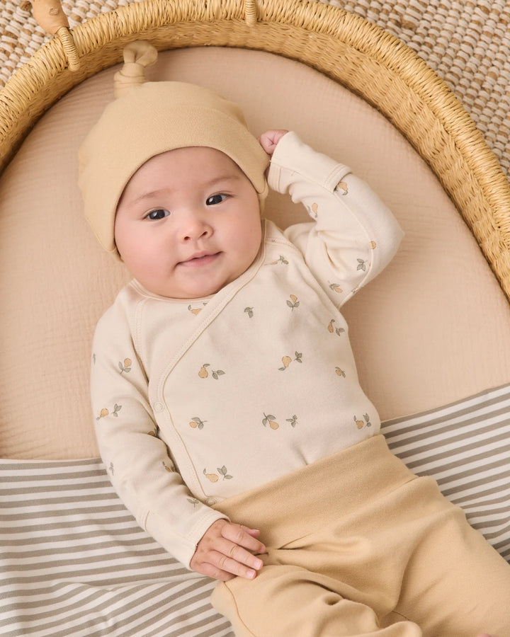 ORGANIC Side Snap Bodysuit + Pant Set Pears