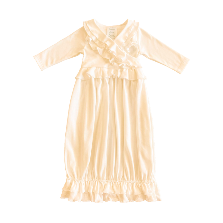 PIMA COTTON Jenna Gown - Eggnog