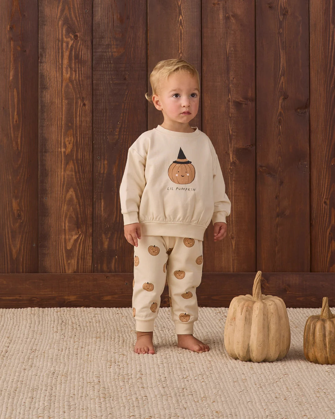 ORGANIC Relaxed Fleece Sweatpant Pumpkins
