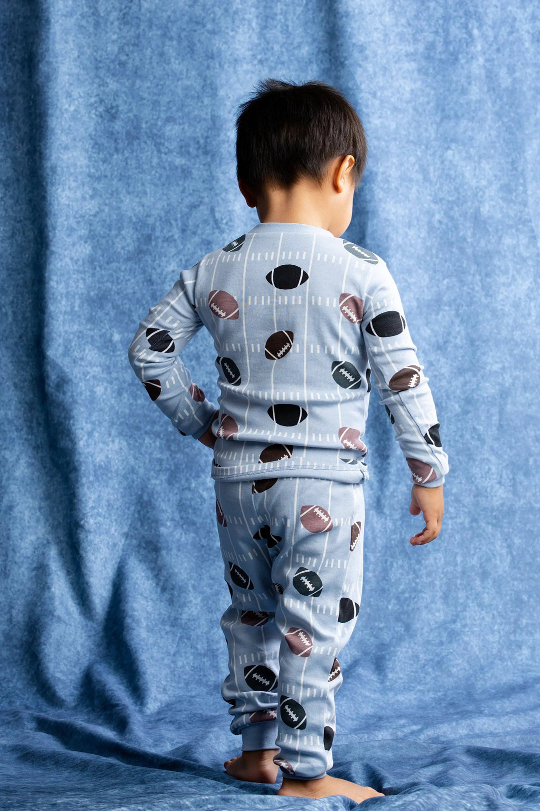 Organic 2pc Pajama Set • Football Fun