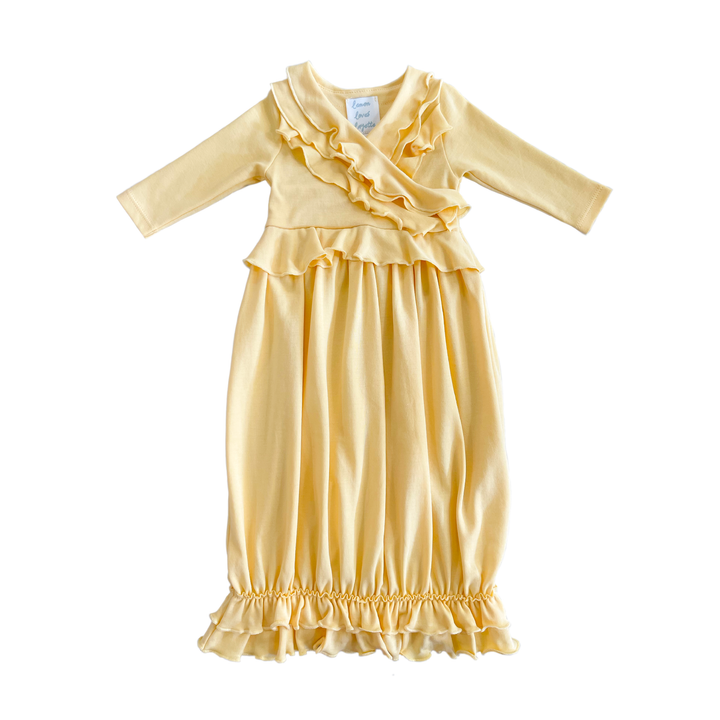 Pima Cotton Jenna Gown - Butter