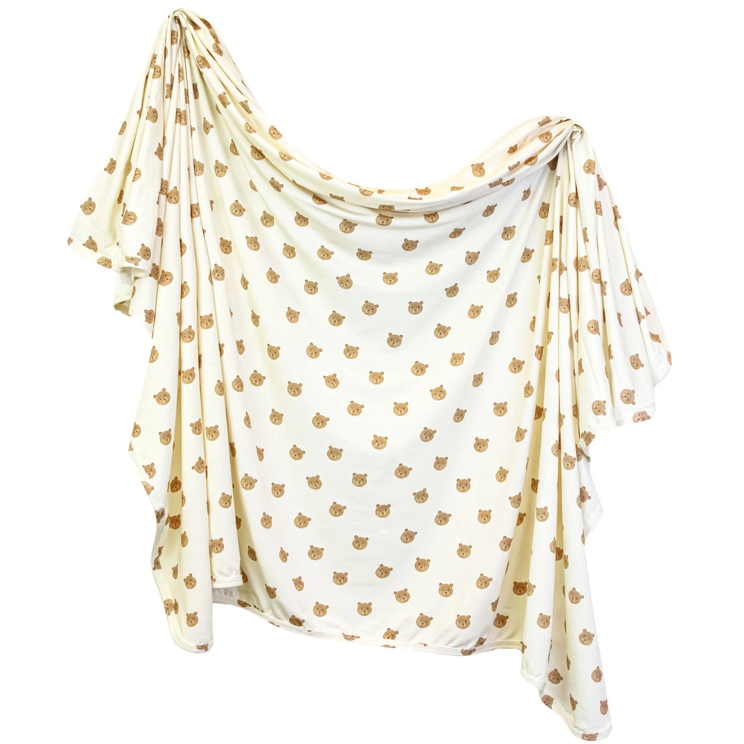 LOU LOU Swaddle Blanket • Teddy