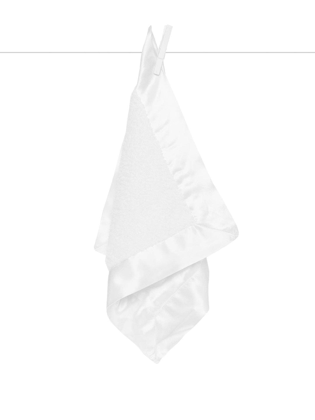 LITTLE GIRAFFE White Chenille Satin™ Blanky