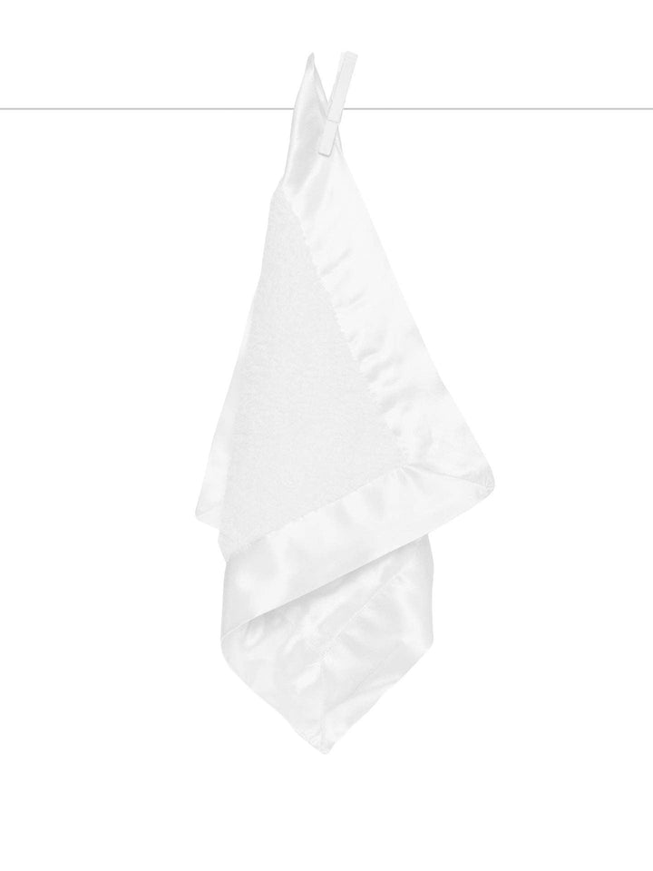LITTLE GIRAFFE White Chenille Satin™ Blanky