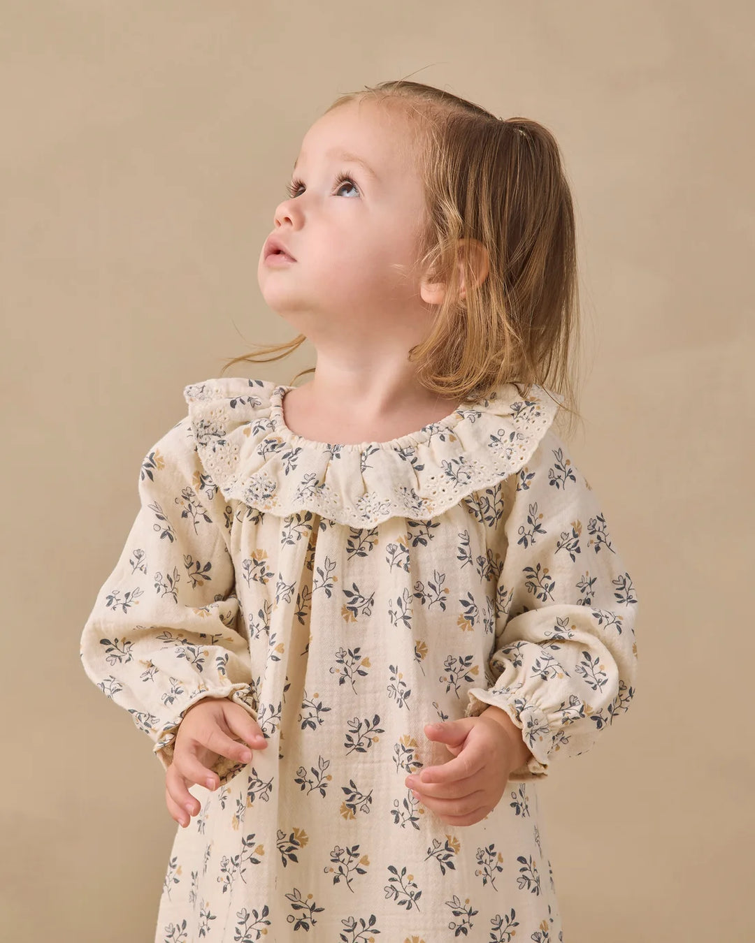 ORGANIC Long Sleeve Isla Dress French Floral
