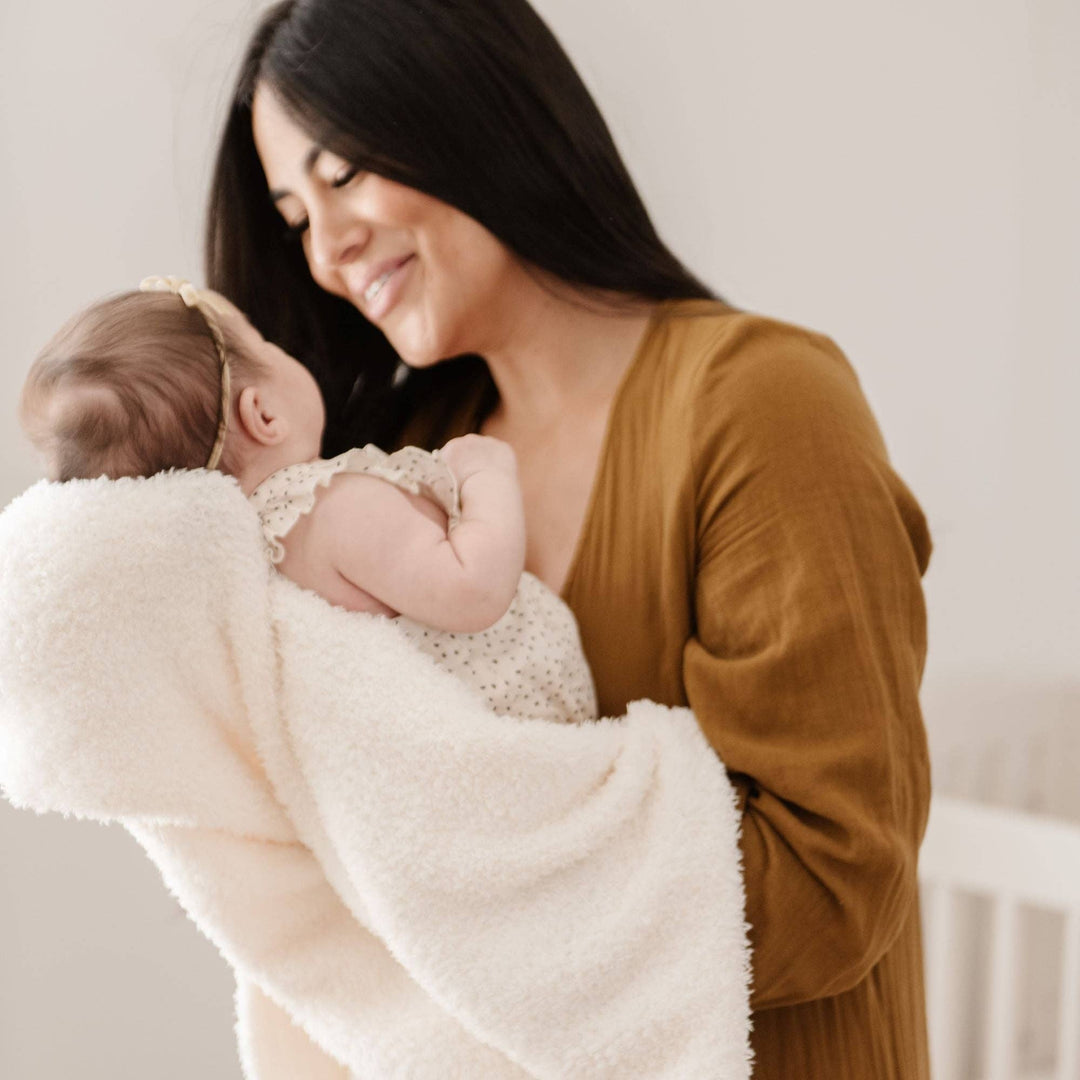 SARANONI Bamboni® Mini Blanket • Ivory