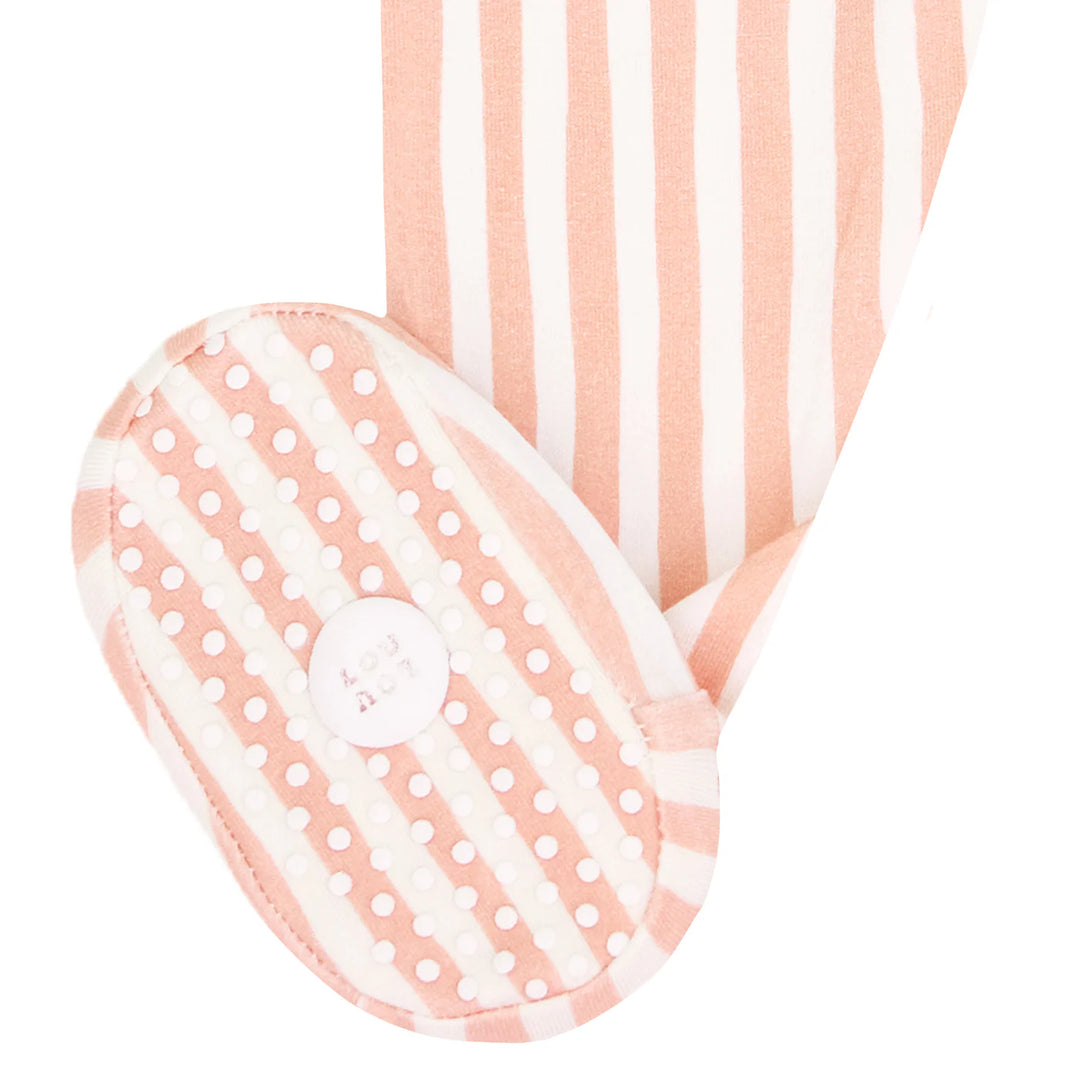 LOU LOU zipper footie • brynn