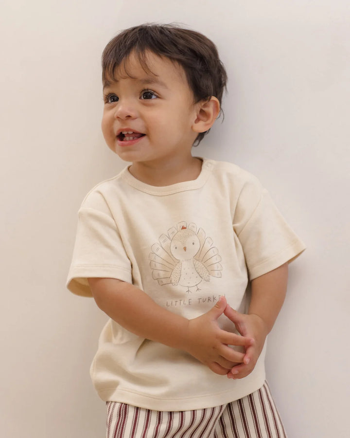 ORGANIC Boxy Tee Little Turkey